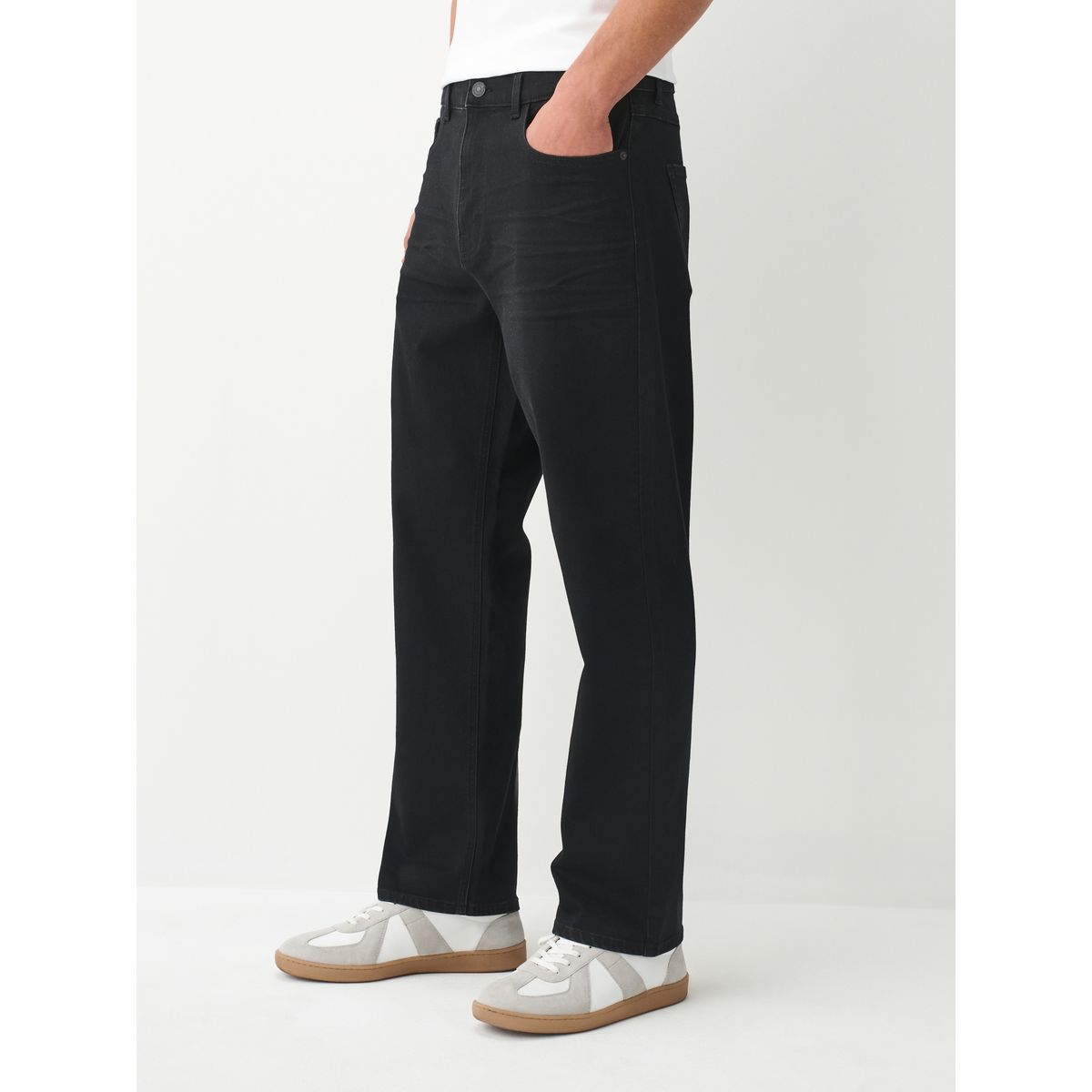 Jean stretch essentiel noir, NEXT