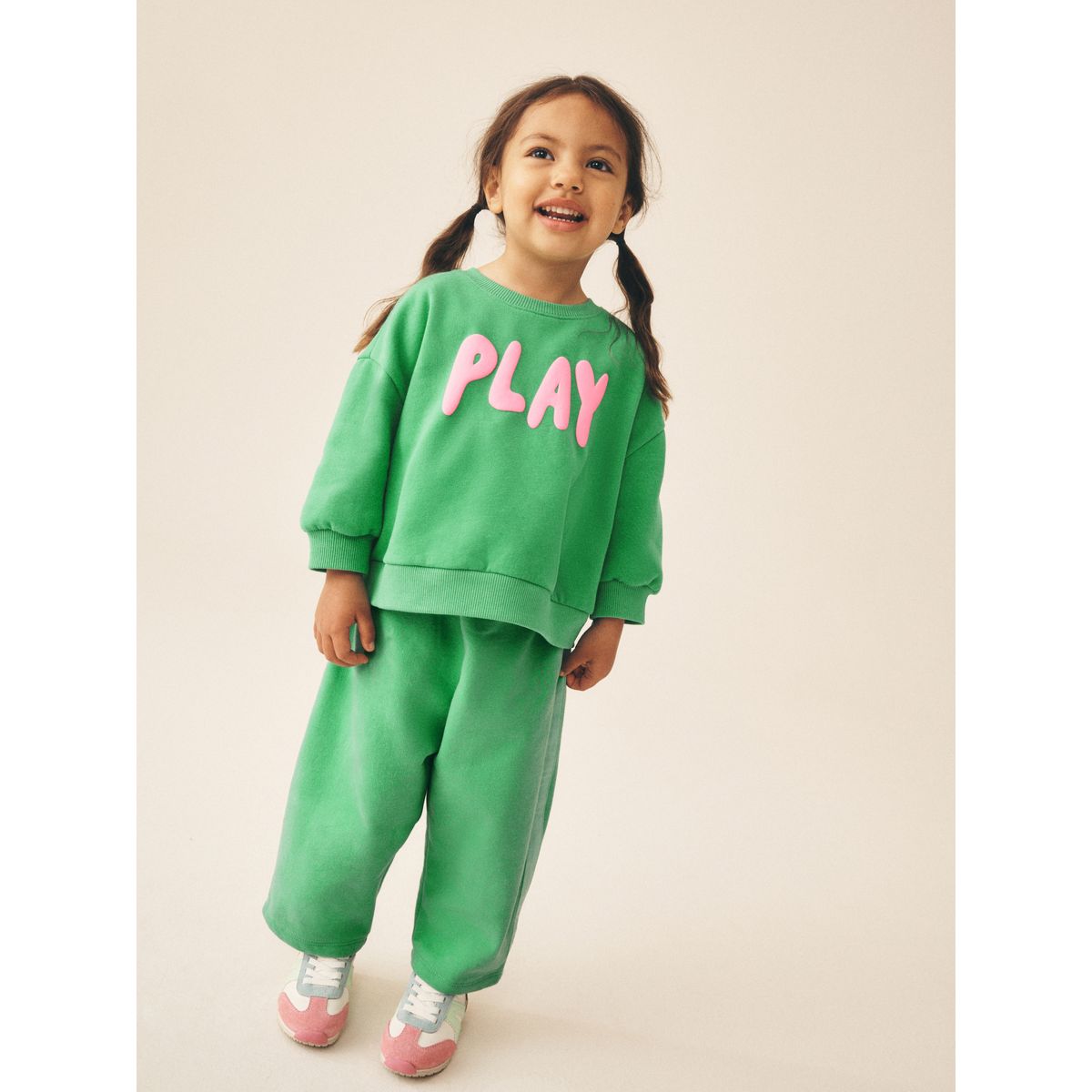 Ensemble sweat et pantalon bouffant green play, NEXT