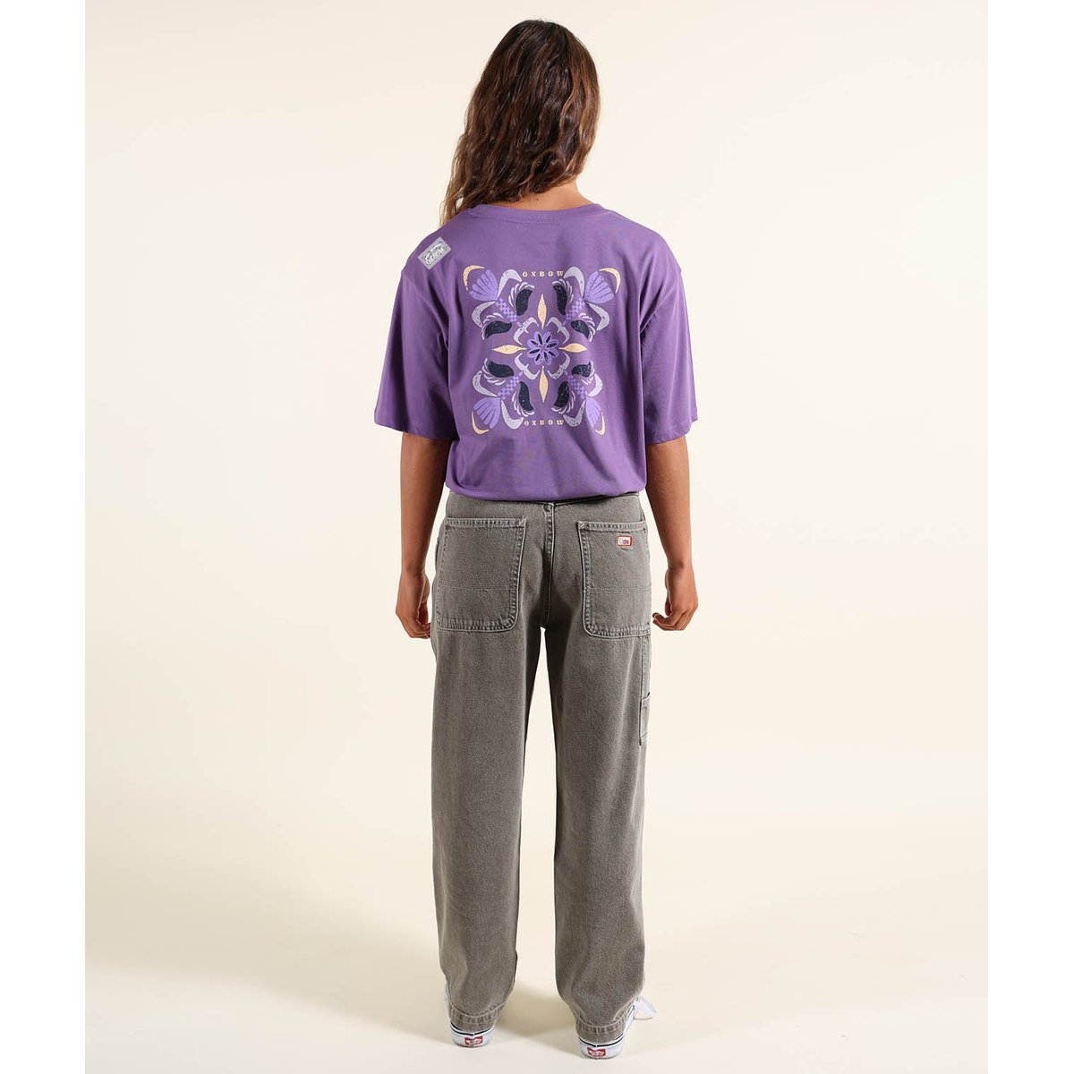 Tee-shirt manches courtes PEACE purple, OXBOW