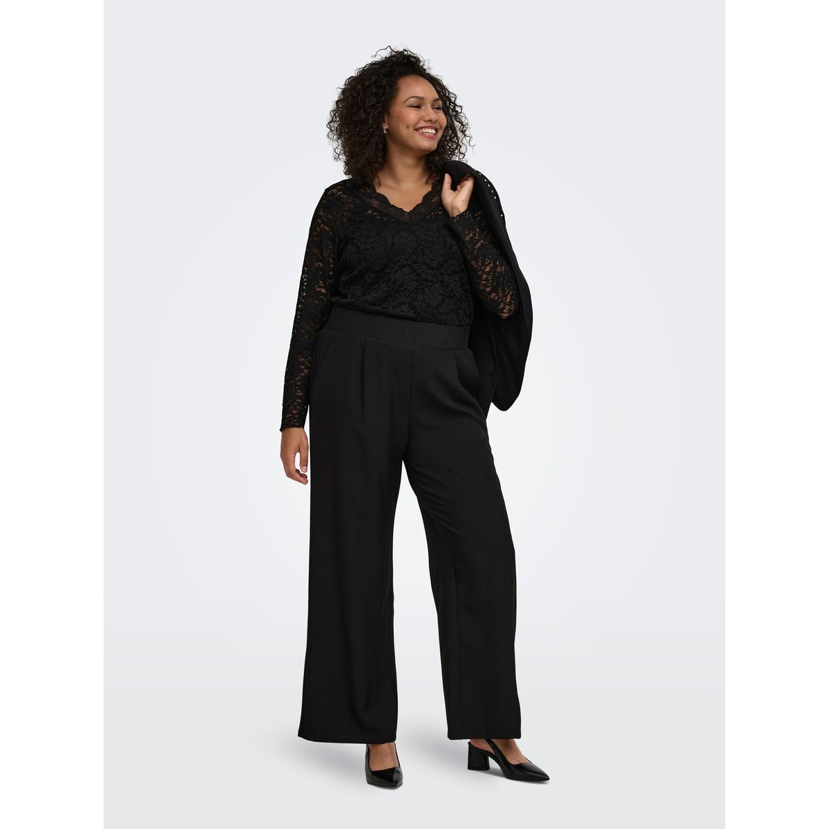 Pantalon De Tailleur noire - black, ONLY CARMAKOMA