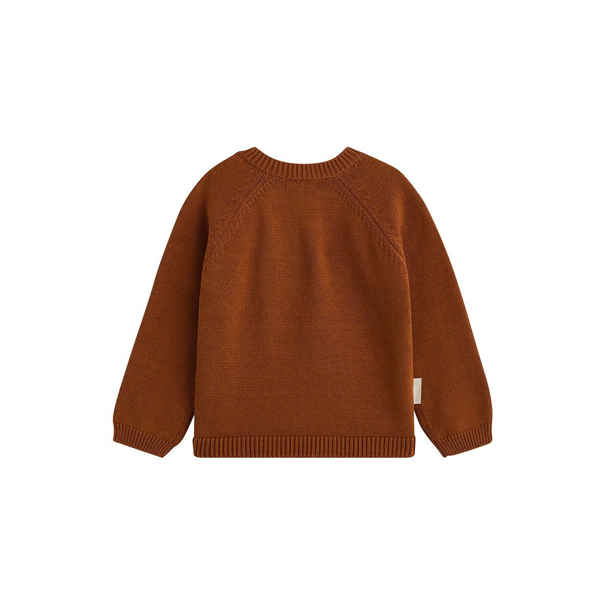 Pull bébé en tricot Moka marron, PETIT BEGUIN