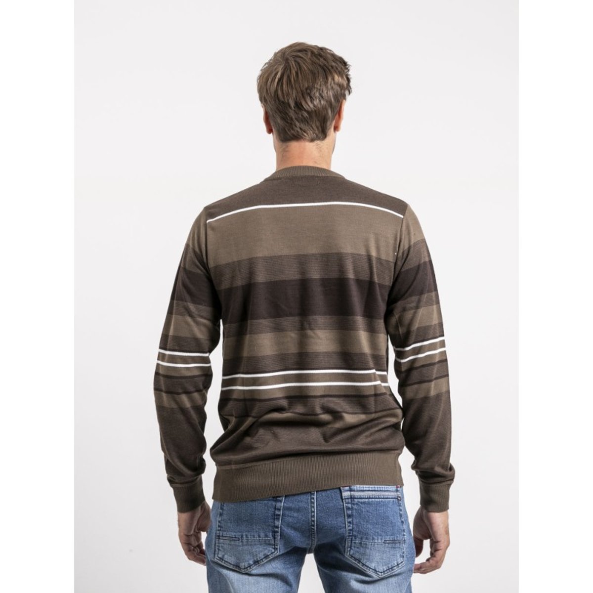 Pull Col Rond Loniwill marron, RITCHIE
