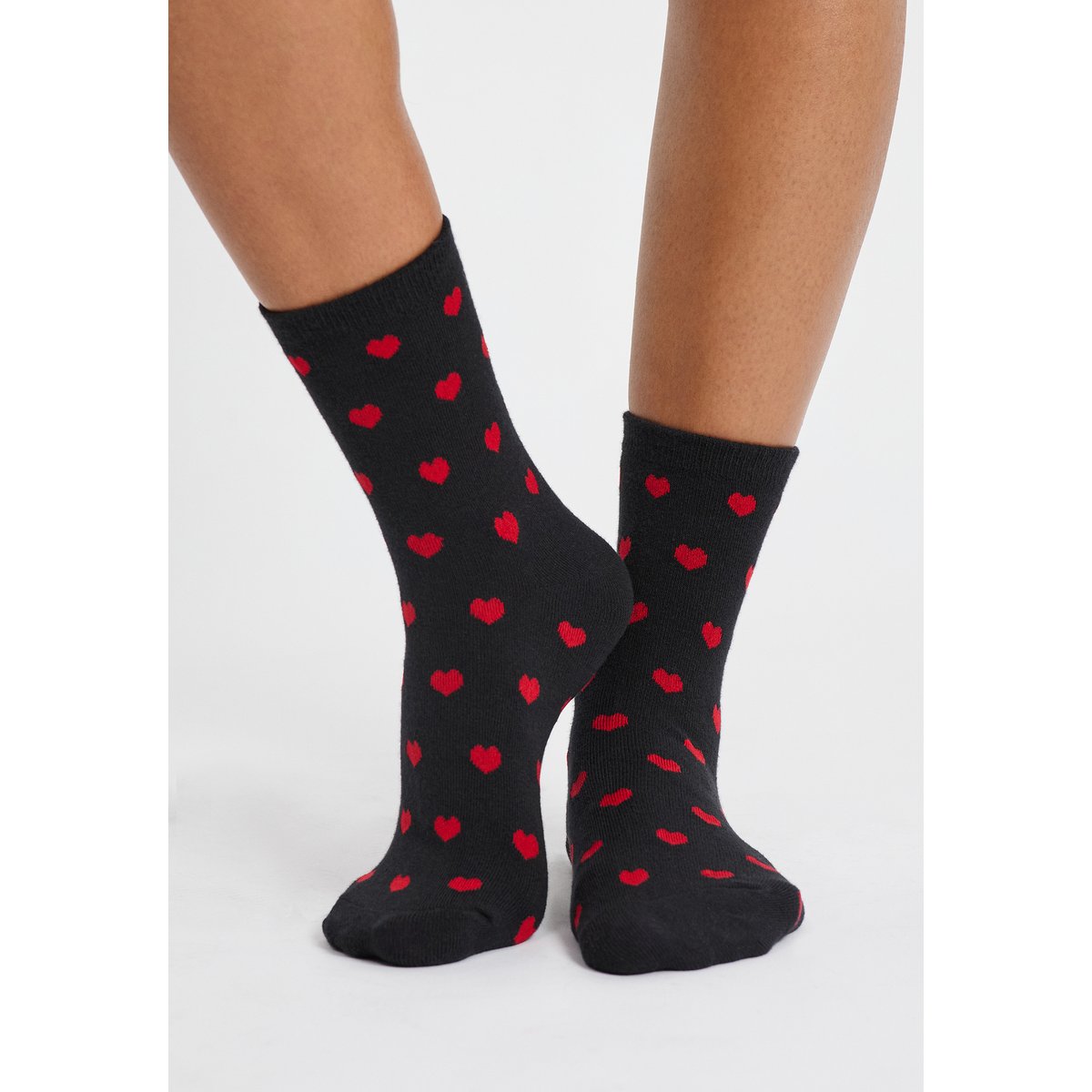 Chaussettes en maille fine LOFA noir, ETAM