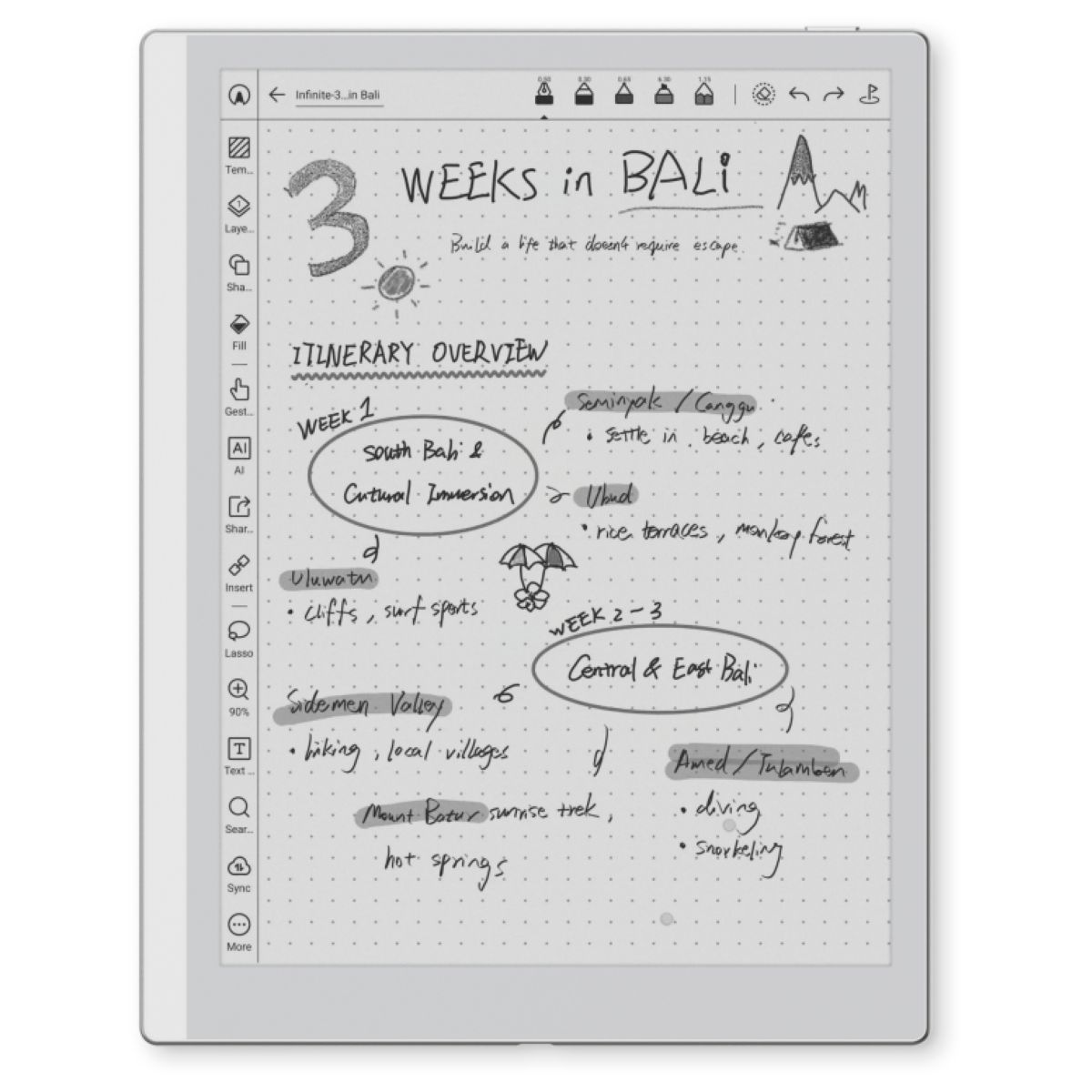 Liseuse eBook Go 10.3 2e gen Lumi couleur unique, BOOX