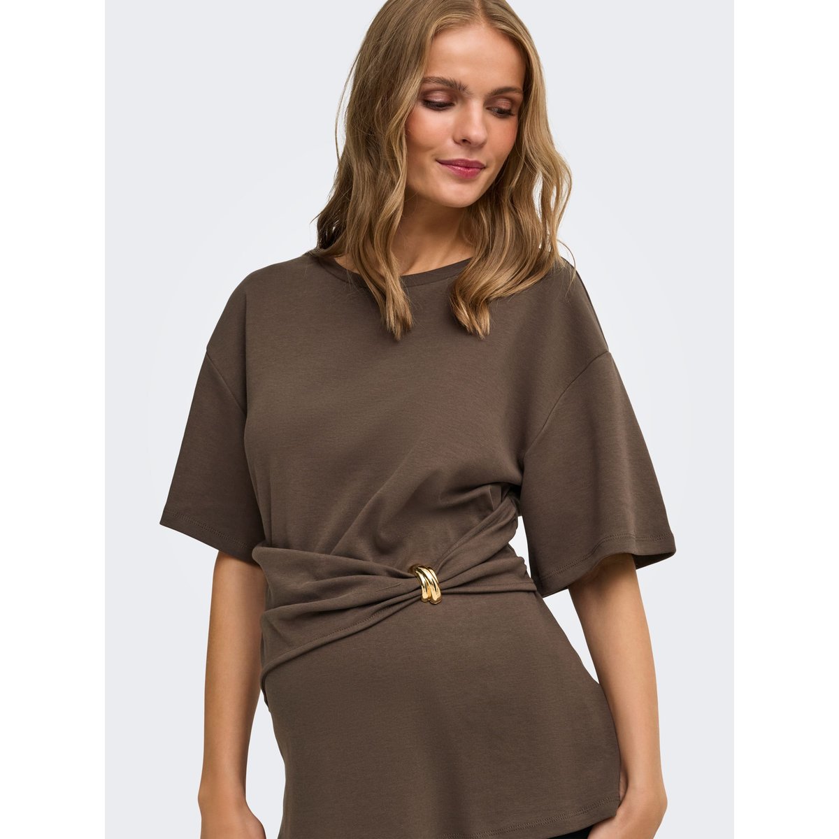 T-Shirt grise - chocolate martini, ONLY
