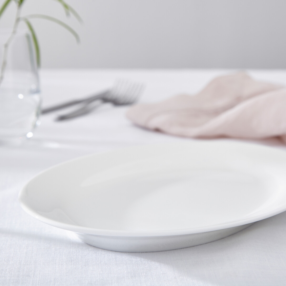 Serendipity Oval Platter white, ROYAL WORCESTER