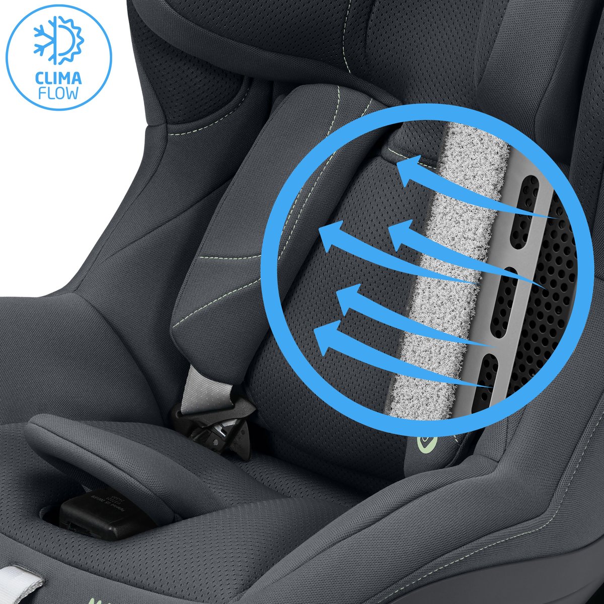 Siège auto pivotant Mica 360 Plus authentic graphite, MAXI COSI