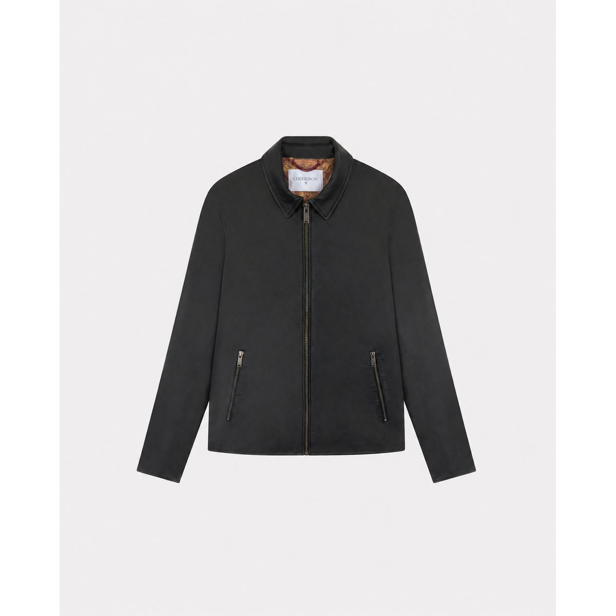 en cuir TROOPER noir, CHEVIGNON