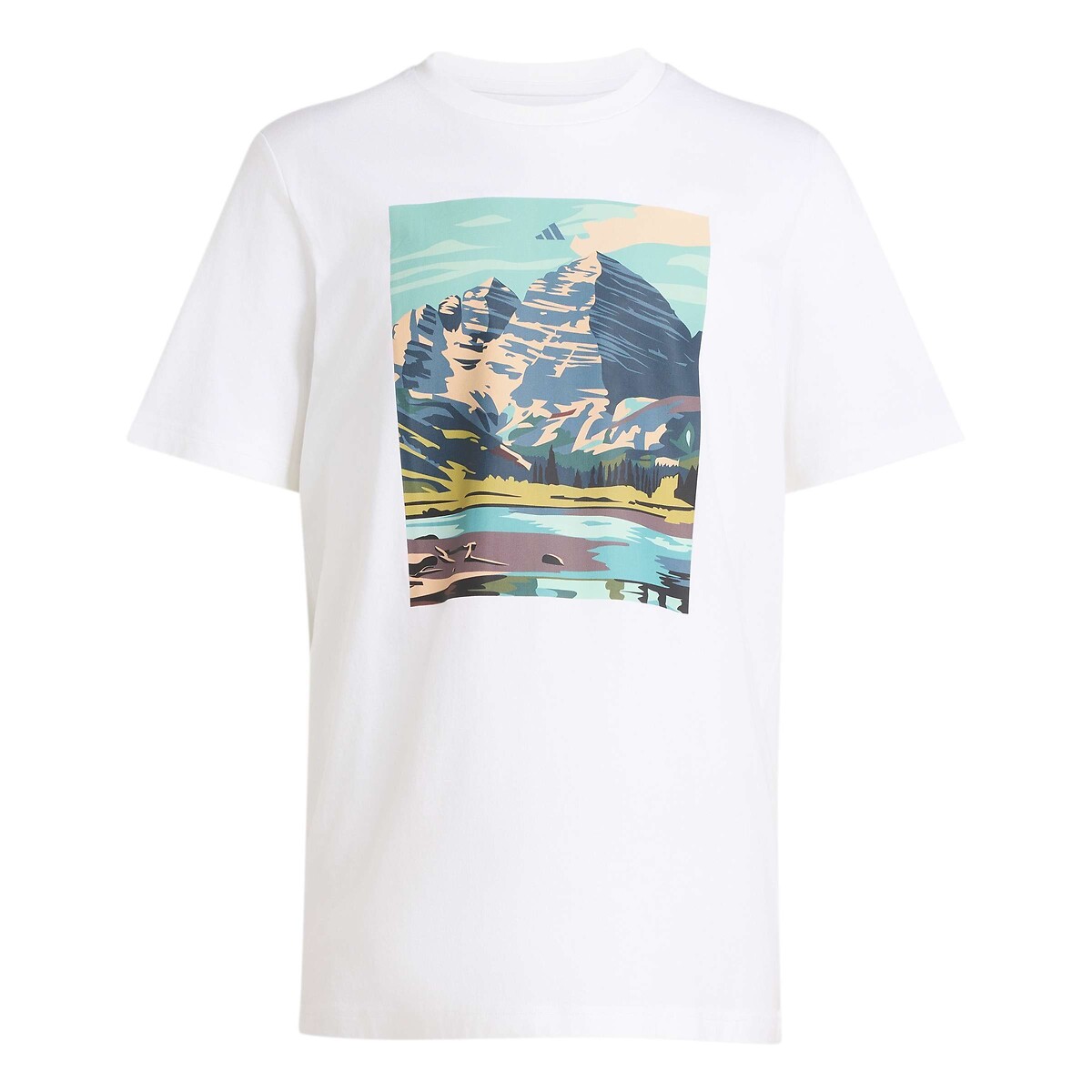 T-shirt de randonnée, TERREX blanc, adidas Performance