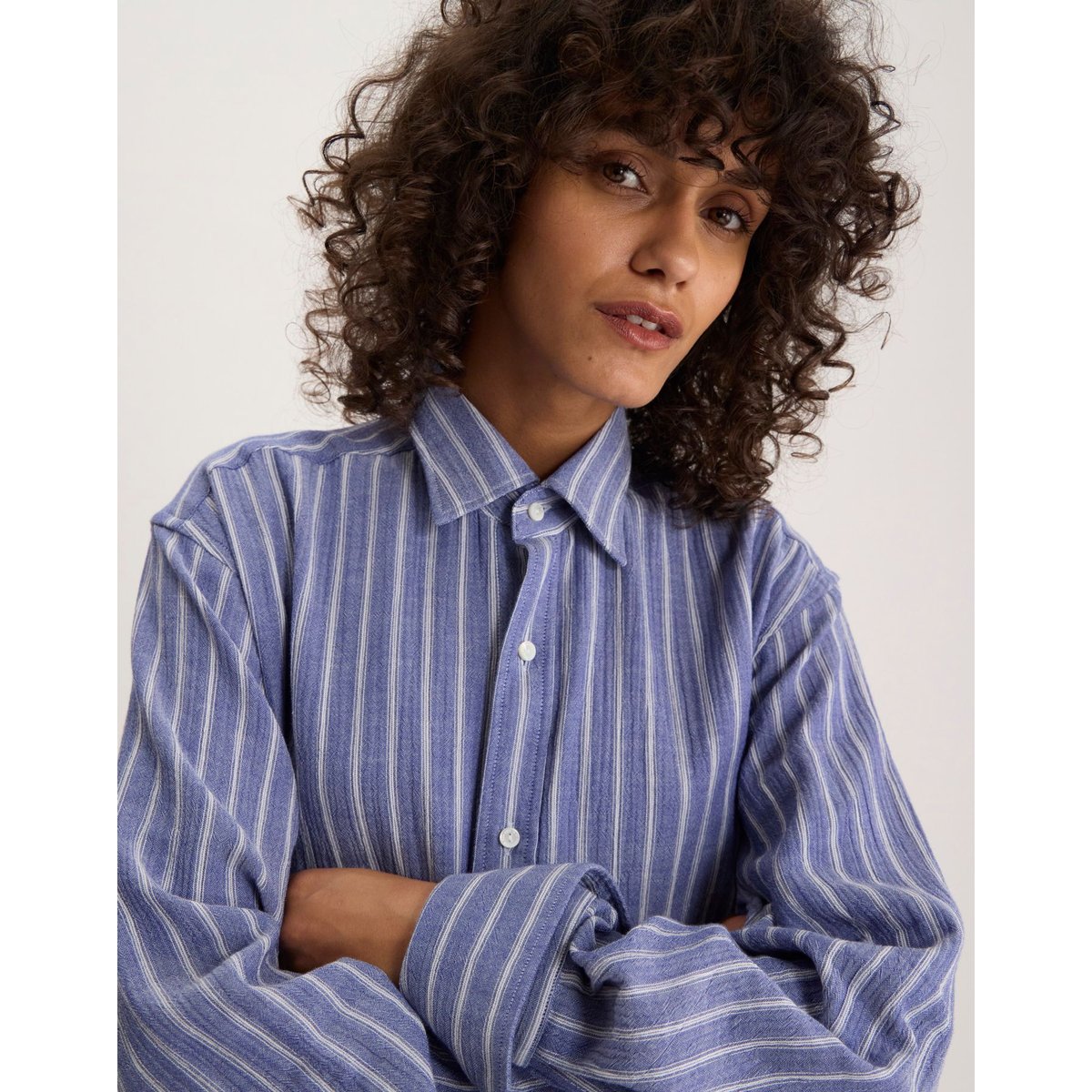 Chemise Nova en coton rayé, INES DE LA FRESSANGE PARIS