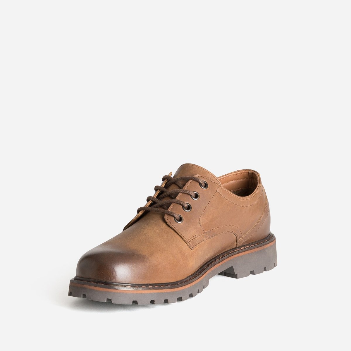 Derby en cuir FABRIZZIO cognac, ERAM