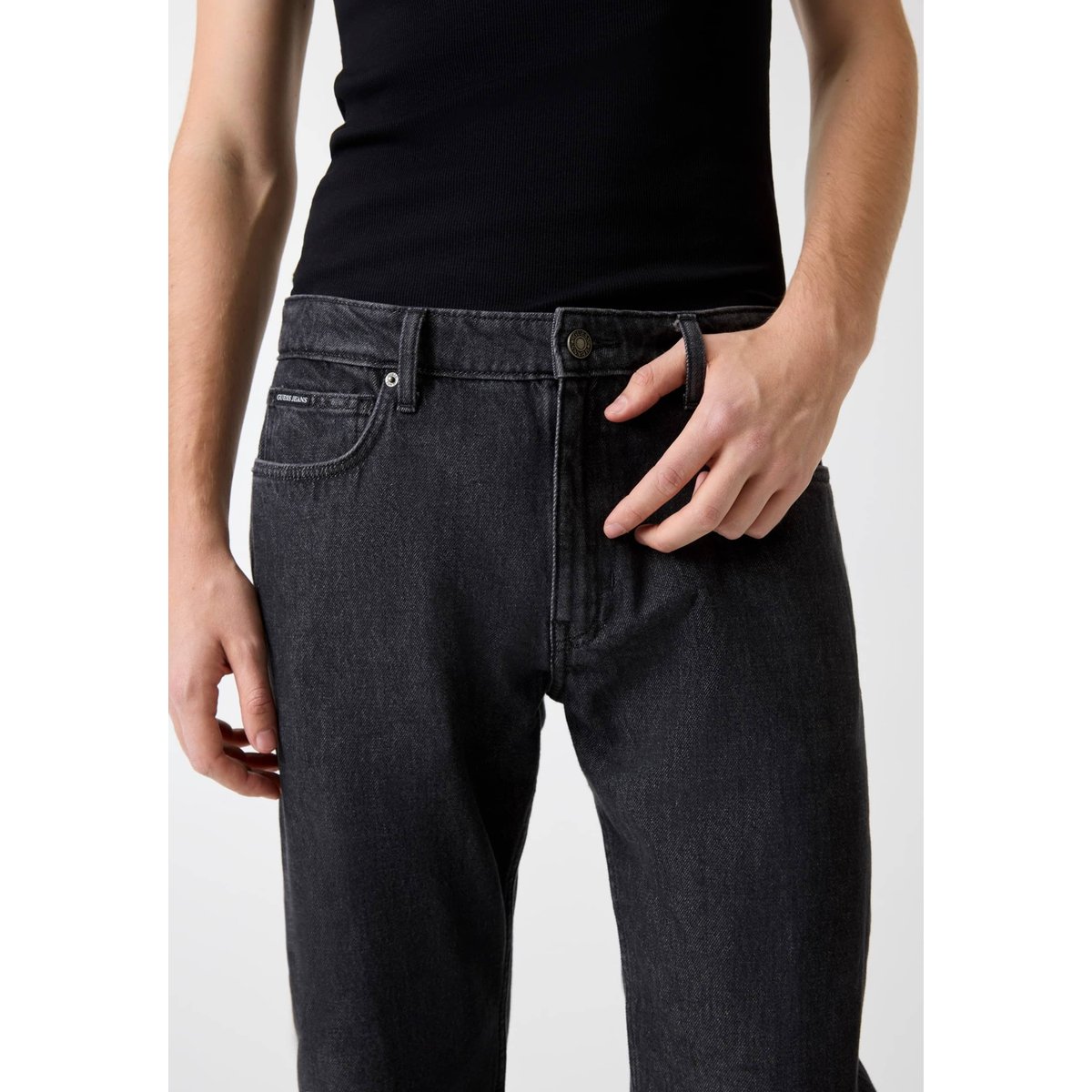 Jean Droit G16 noir, GUESS JEANS