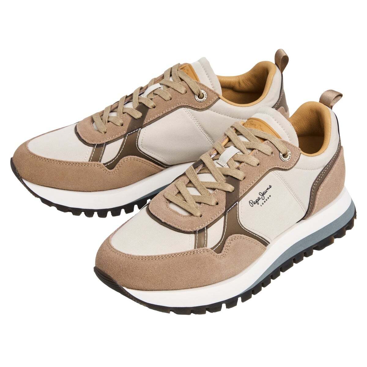 Ari - Baskets De Running Rétro beiges grains, PEPE JEANS