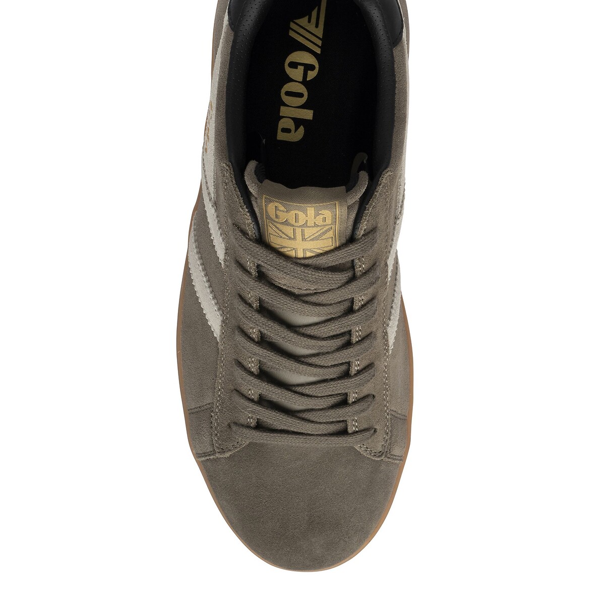 Baskets en cuir marron, GOLA