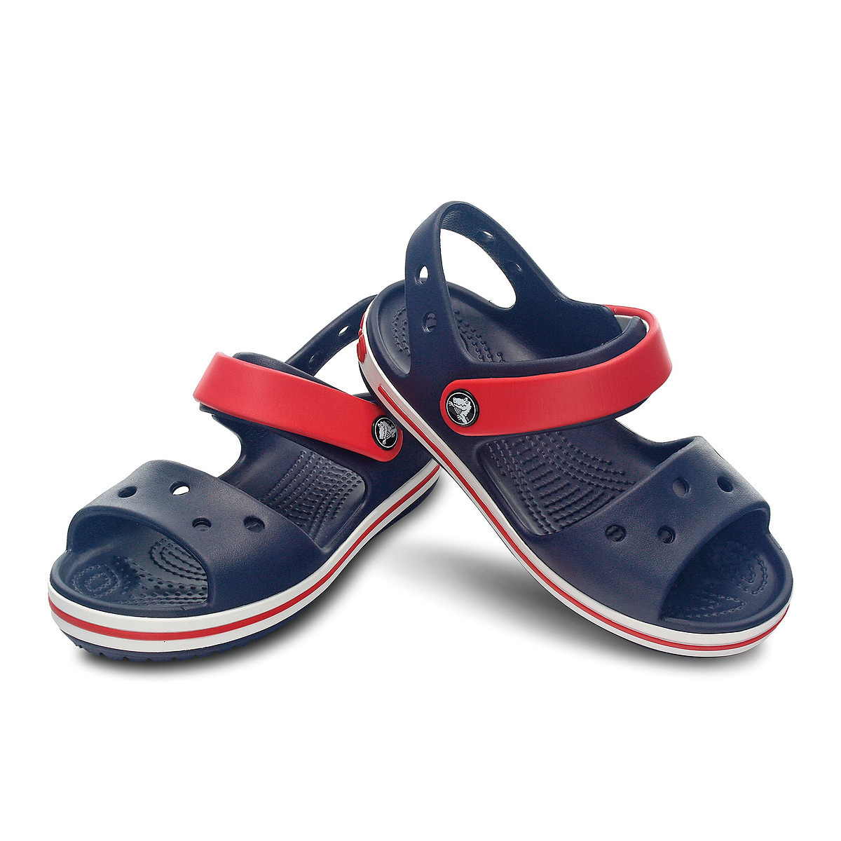 Kids Crocband Sandals navy/red, CROCS