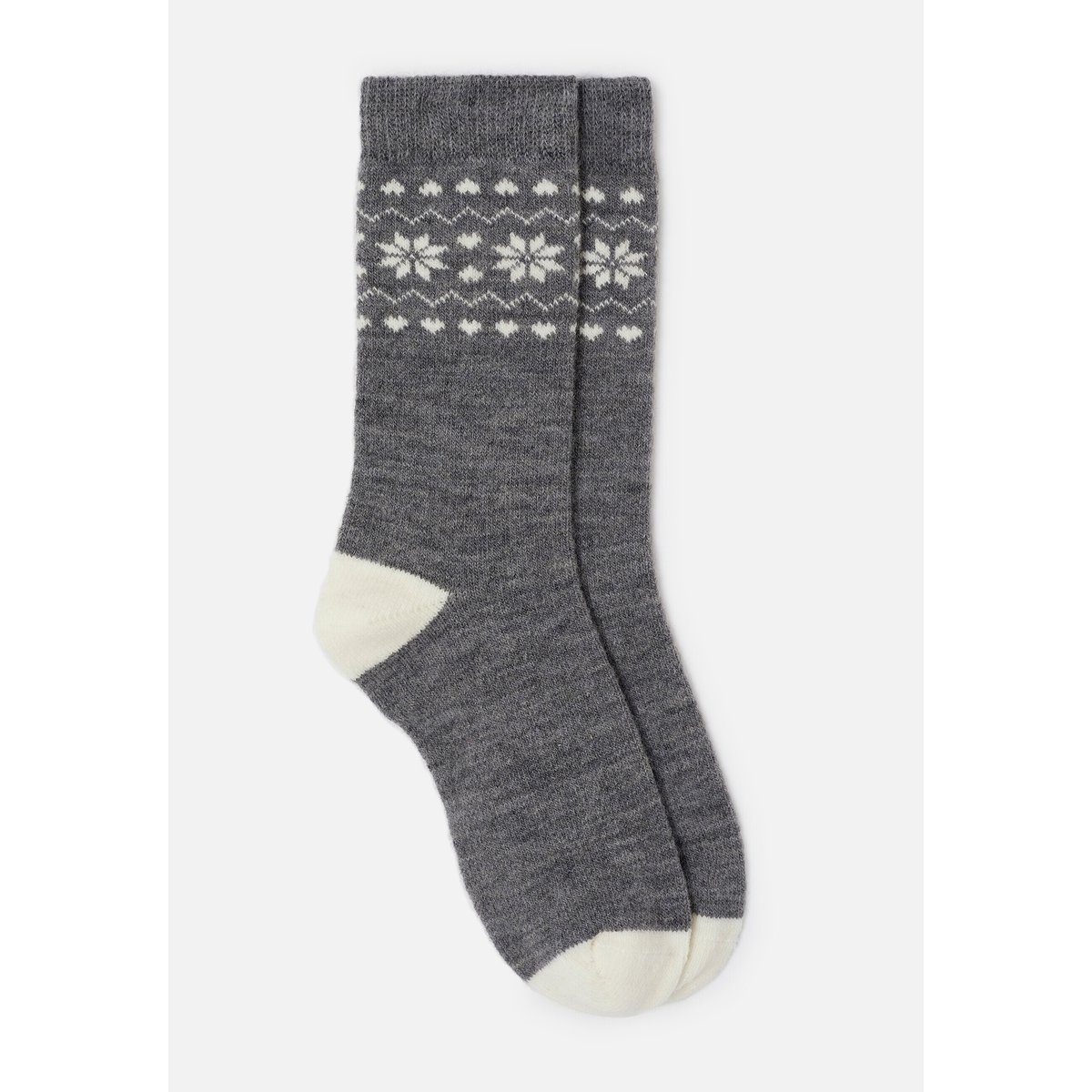 Paires de chaussettes thermolactyl maille laineuse - Lot de 2 lot gris, DAMART