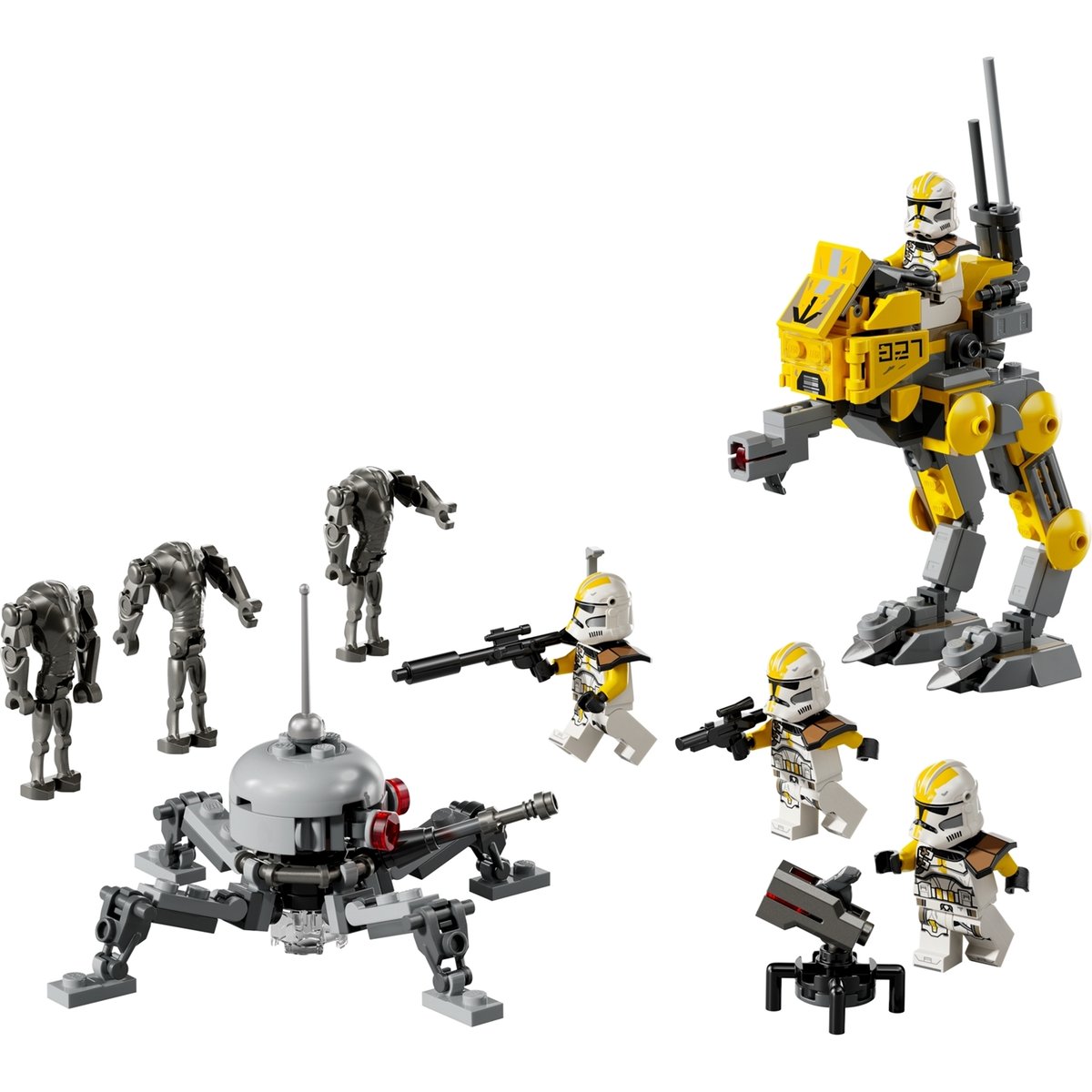 Pack de combat du 327ème Corps d'armée multicolore, LEGO