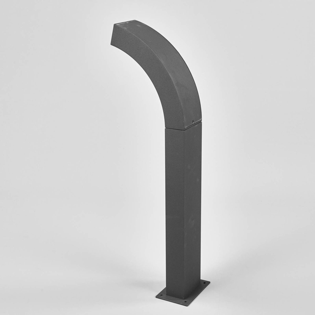 Luminaire extérieur en aluminium moderneLED gris graphite, blanc transparent, LUCANDE