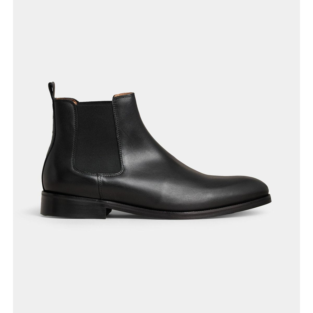 Bottines chelsea marvin cuir noir, COMPTOIR GL