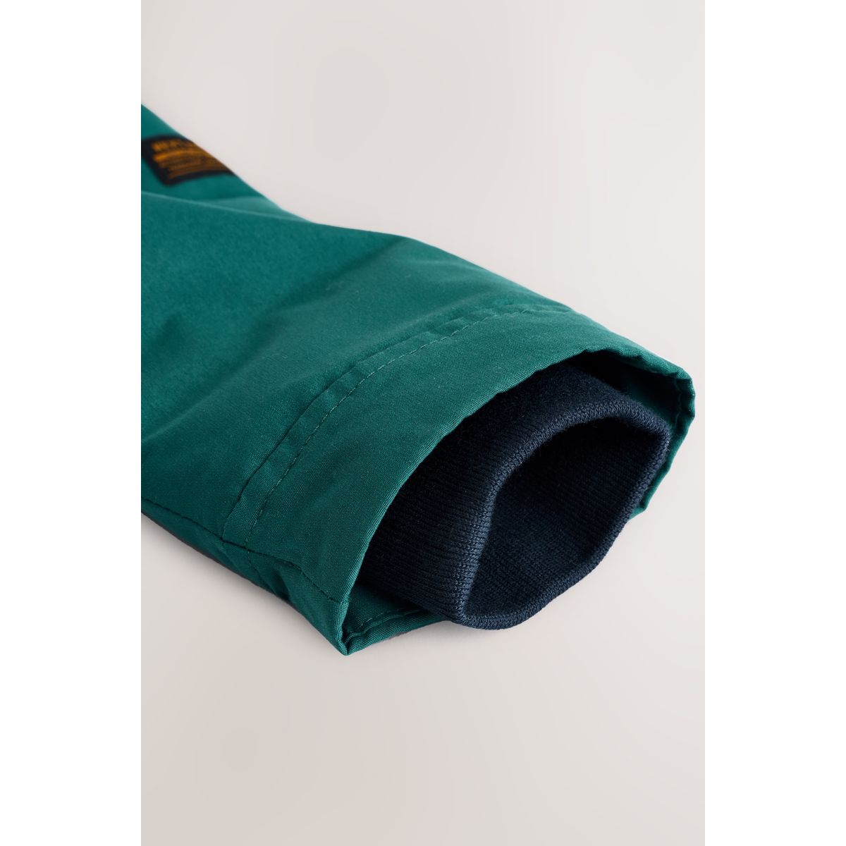 Parka imperméable doublée de peau lainée vert forêt, NEXT