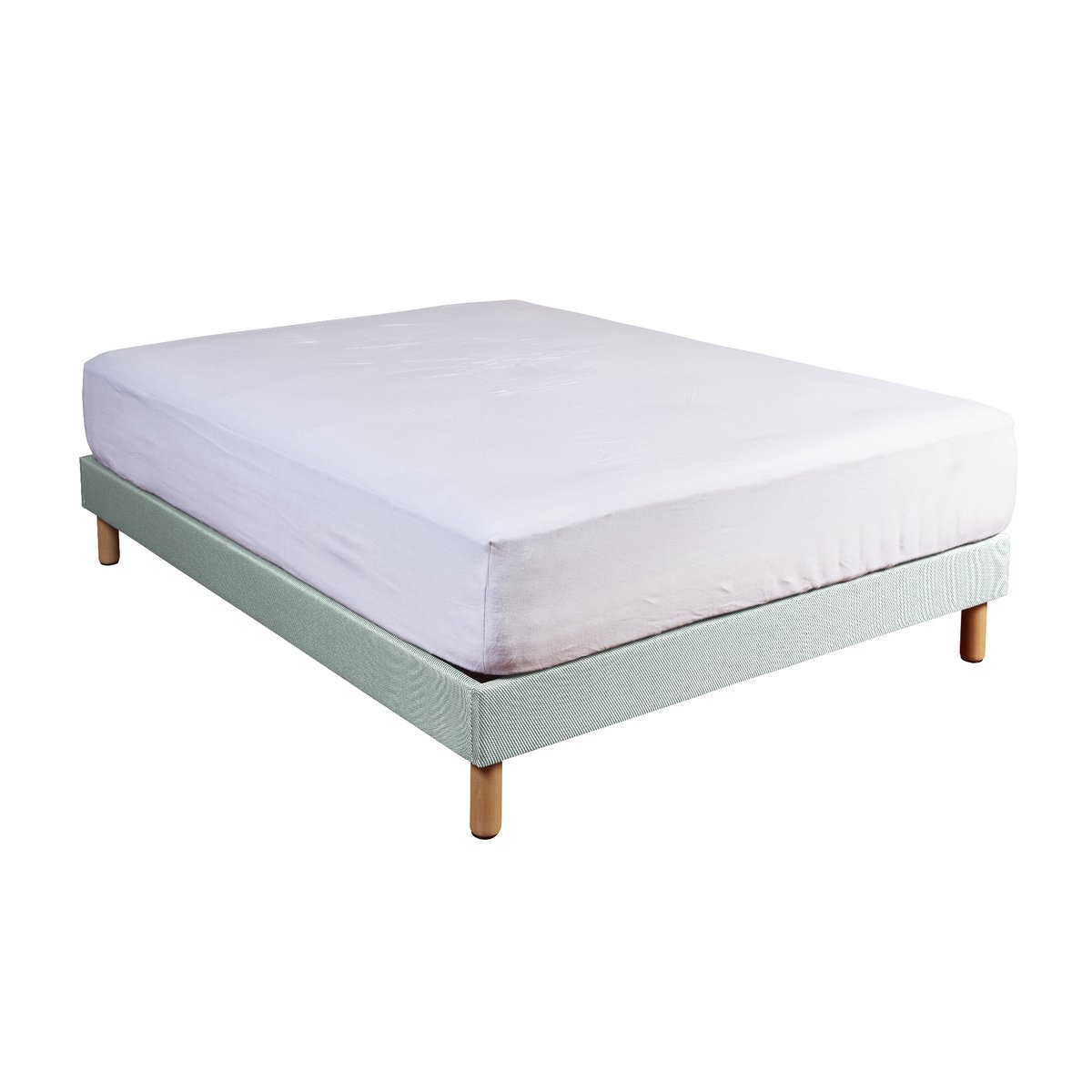 Protège matelas coton bio molleton bonnet 40 blanc, TERRE DE NUIT