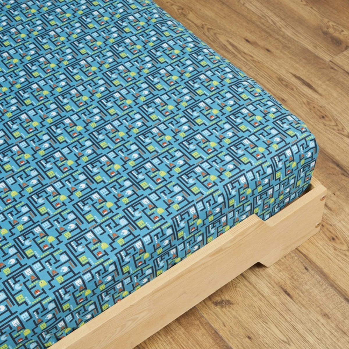 Drap housse Arcade vert v019845, LES MATELAS DE MORPHEE