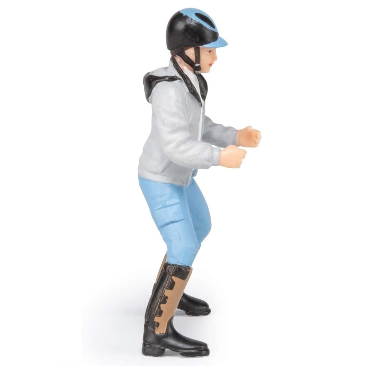 Figurine Jeune cavalier bleu, PAPO