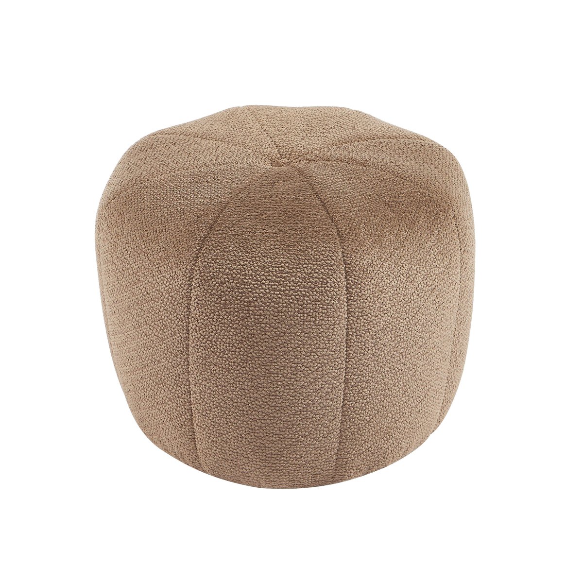 Pouf tissu  ASSA marron, BAÏTA