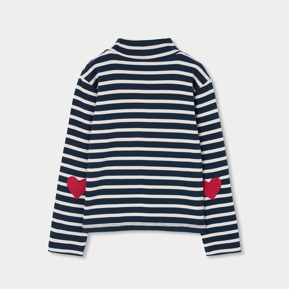 T-shirt en maille cotelée fille rayures multicolore, BOBOLI
