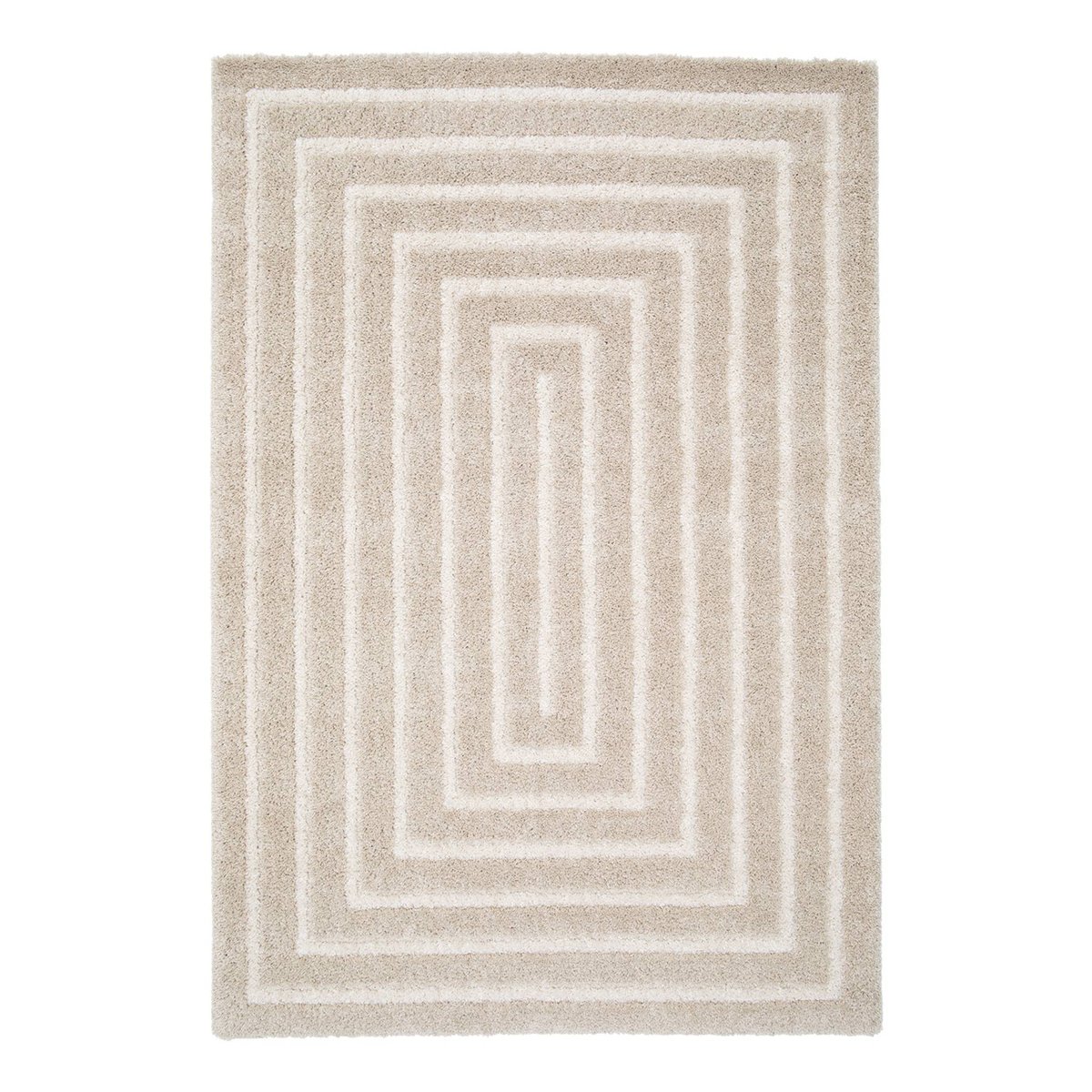 Tapis intérieur rectangulaire contemporain SILO beige / crème, SWEEEK