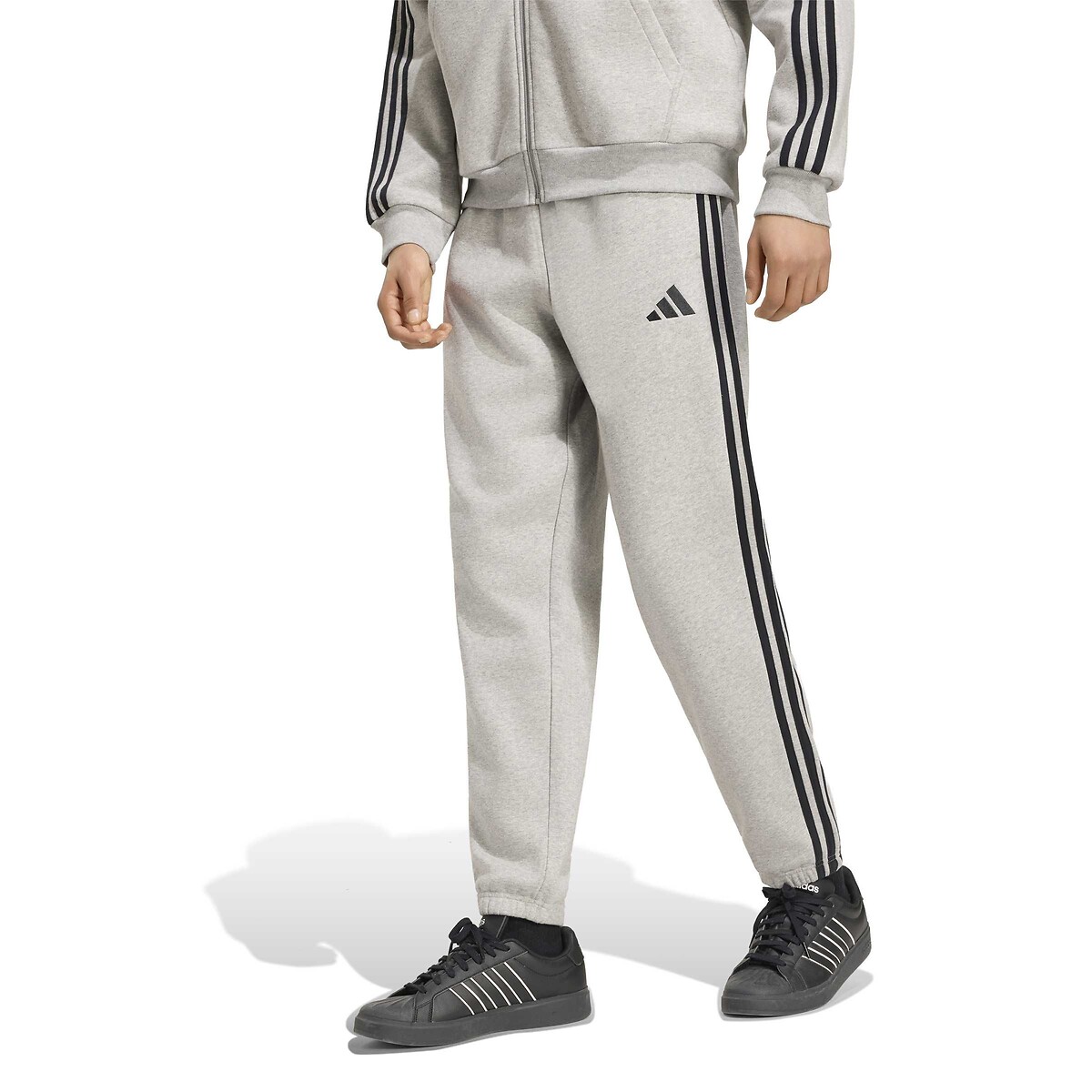 Pantalon de survêtement, ESSENTIALS gris chiné, ADIDAS SPORTSWEAR