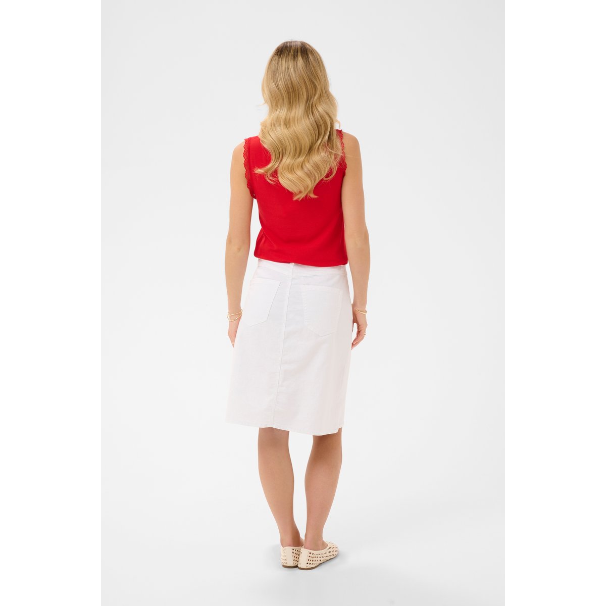 Jupe casual blanc snow white, CREAM