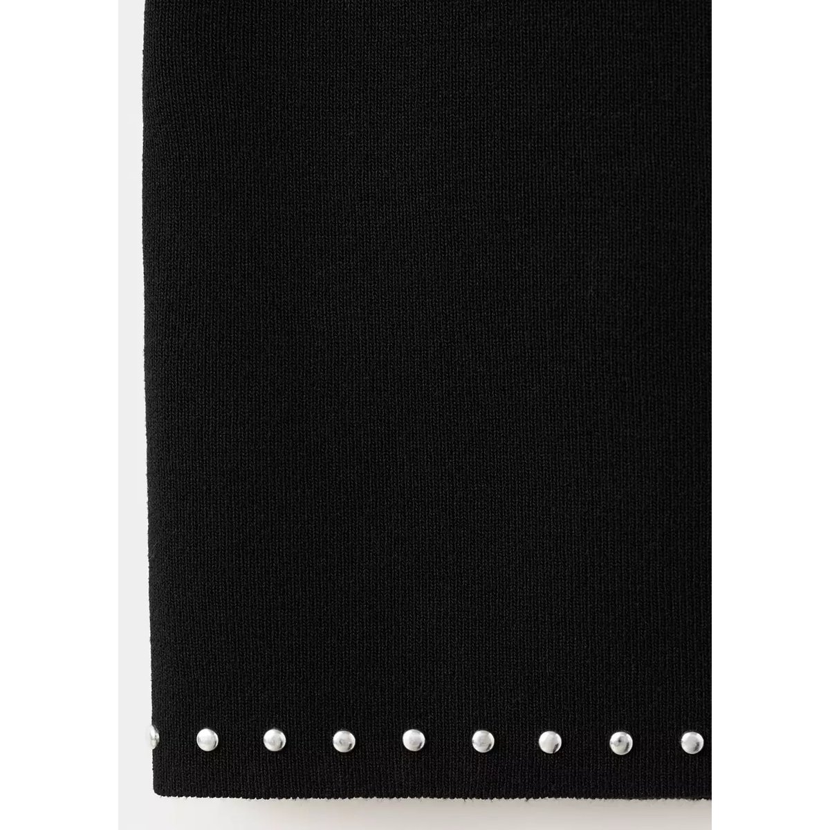 Top bretelles détail clous noir, MANGO