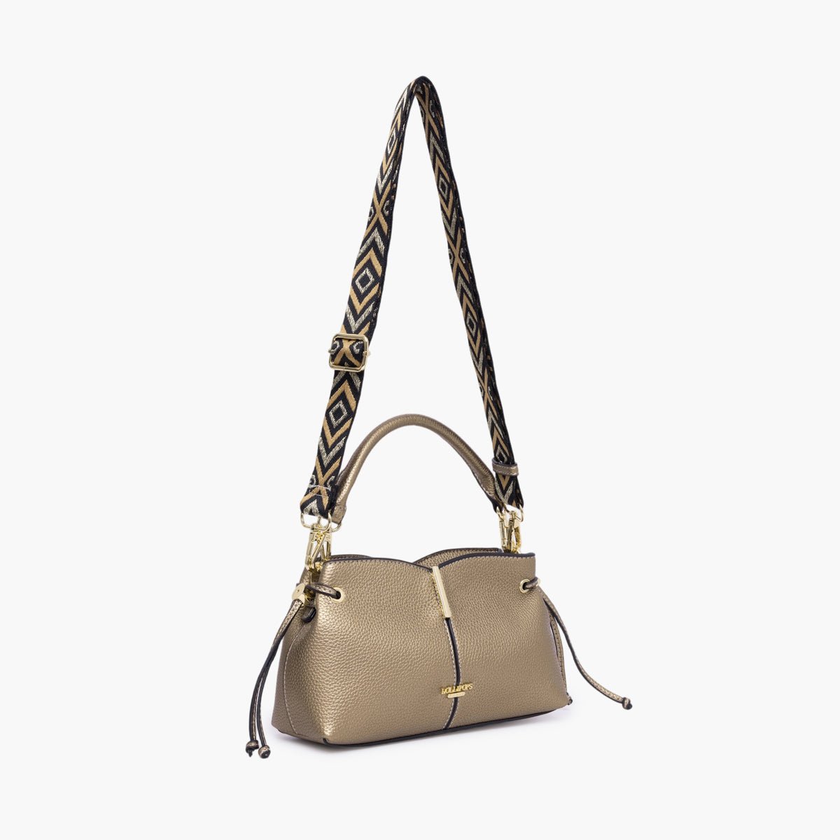 Petit sac porté épaule Taloum bronze,doré, LOLLIPOPS