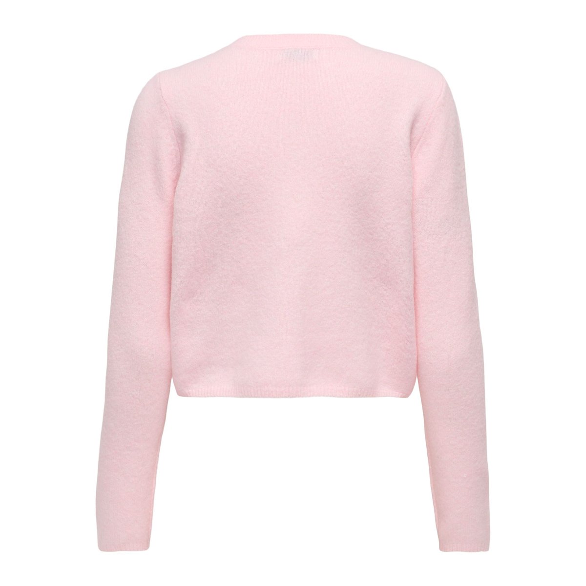 Gilet court à manches longues et col rond rouge - light pink, JDY