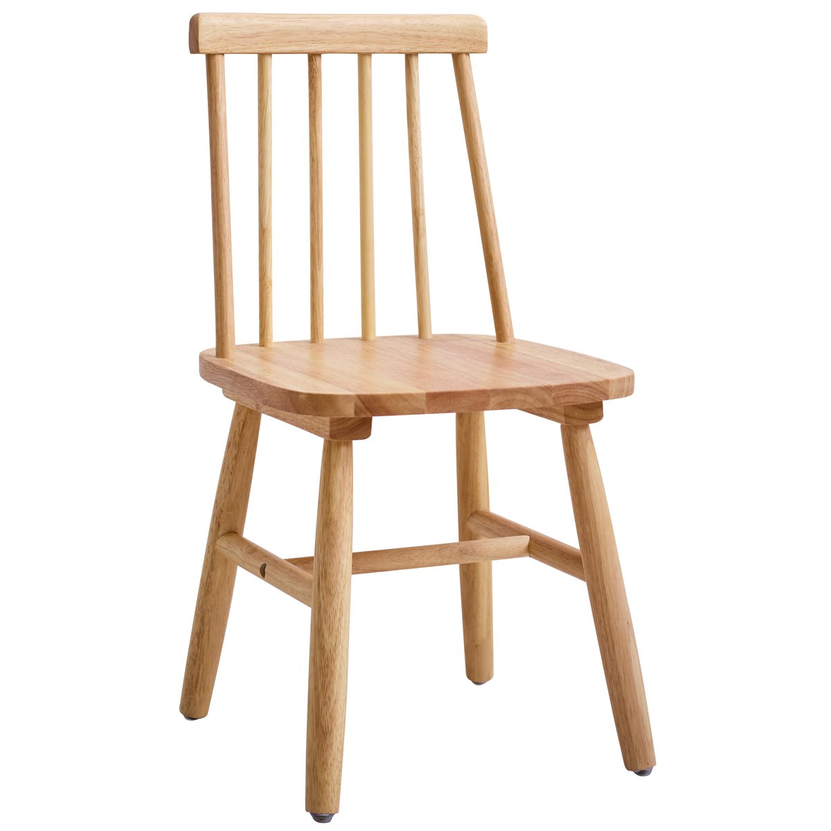 Lot de 2 chaises pour enfants, bois massif, NESNA bois naturel, NORDLYS