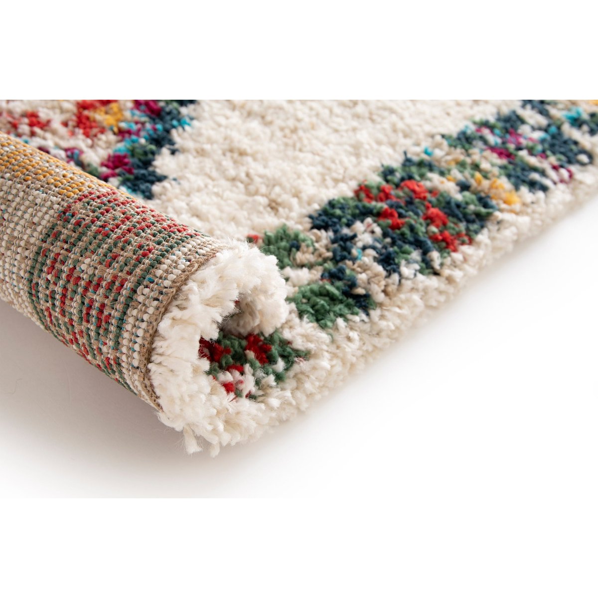 Tapis intérieur doux à motifs ethniques contemporains SIROCCO palette colorée, AFK LIVING