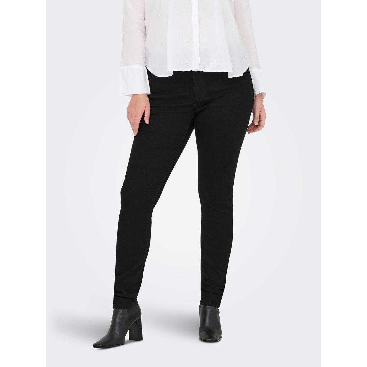 Jean Skinny black denim, ONLY CARMAKOMA