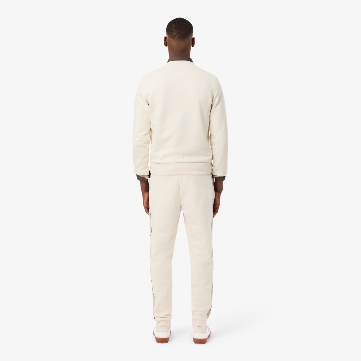 Pantalon de survêtement tapered fit beige-3rr, LACOSTE