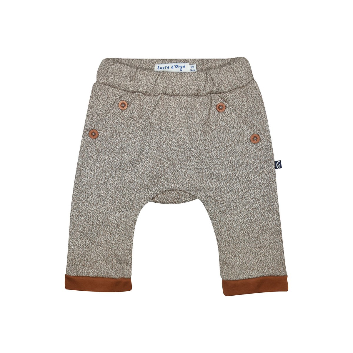 T-shirt + pantalon naissance frantz orange, SUCRE D'ORGE