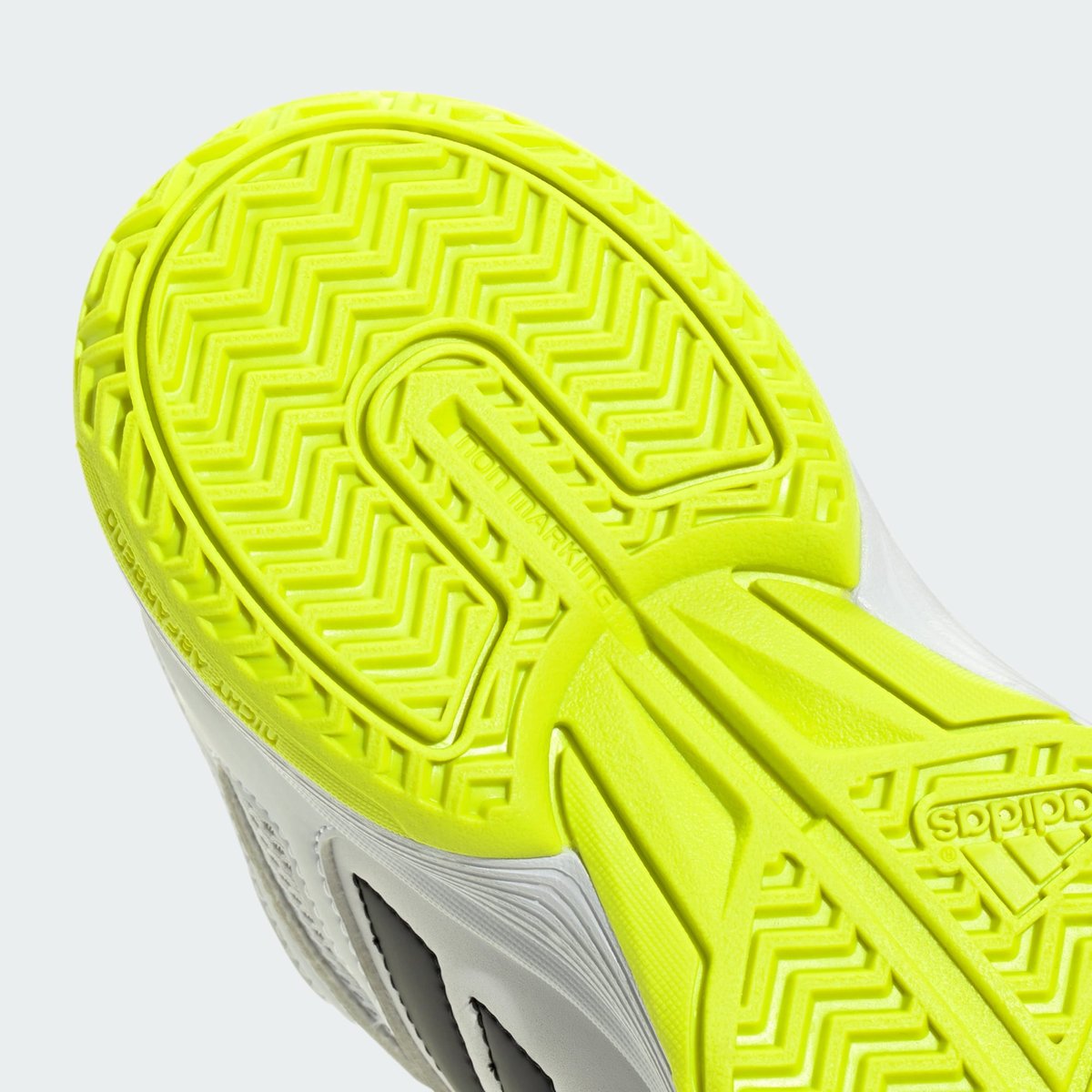 Baskets SPEEDCOURT VELCRO cloud white / core black / lucid lemon, adidas Performance
