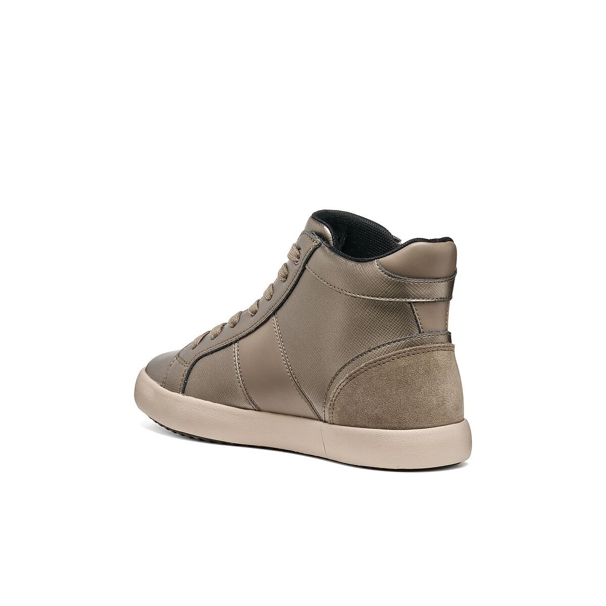 Zapatillas de caña alta transpirables, BLOMIEE marrón grisáceo, GEOX