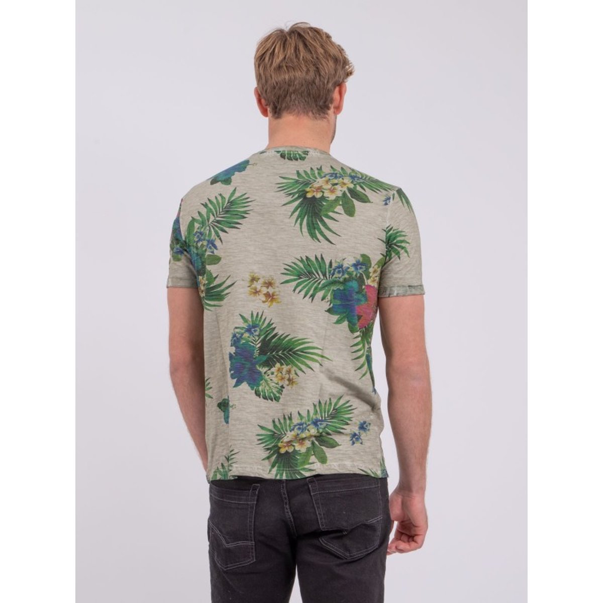 T-shirt Col Rond Pur Coton Nabane beige, RITCHIE