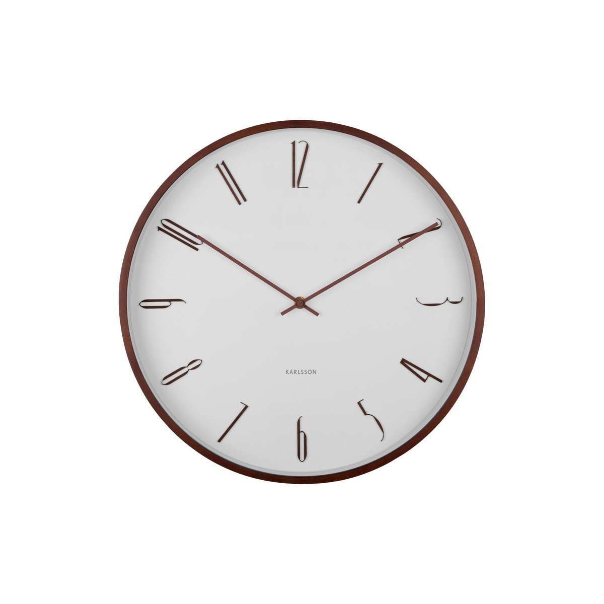 Horloge Murale Contreplaqué SCANDIA blanc, KARLSSON
