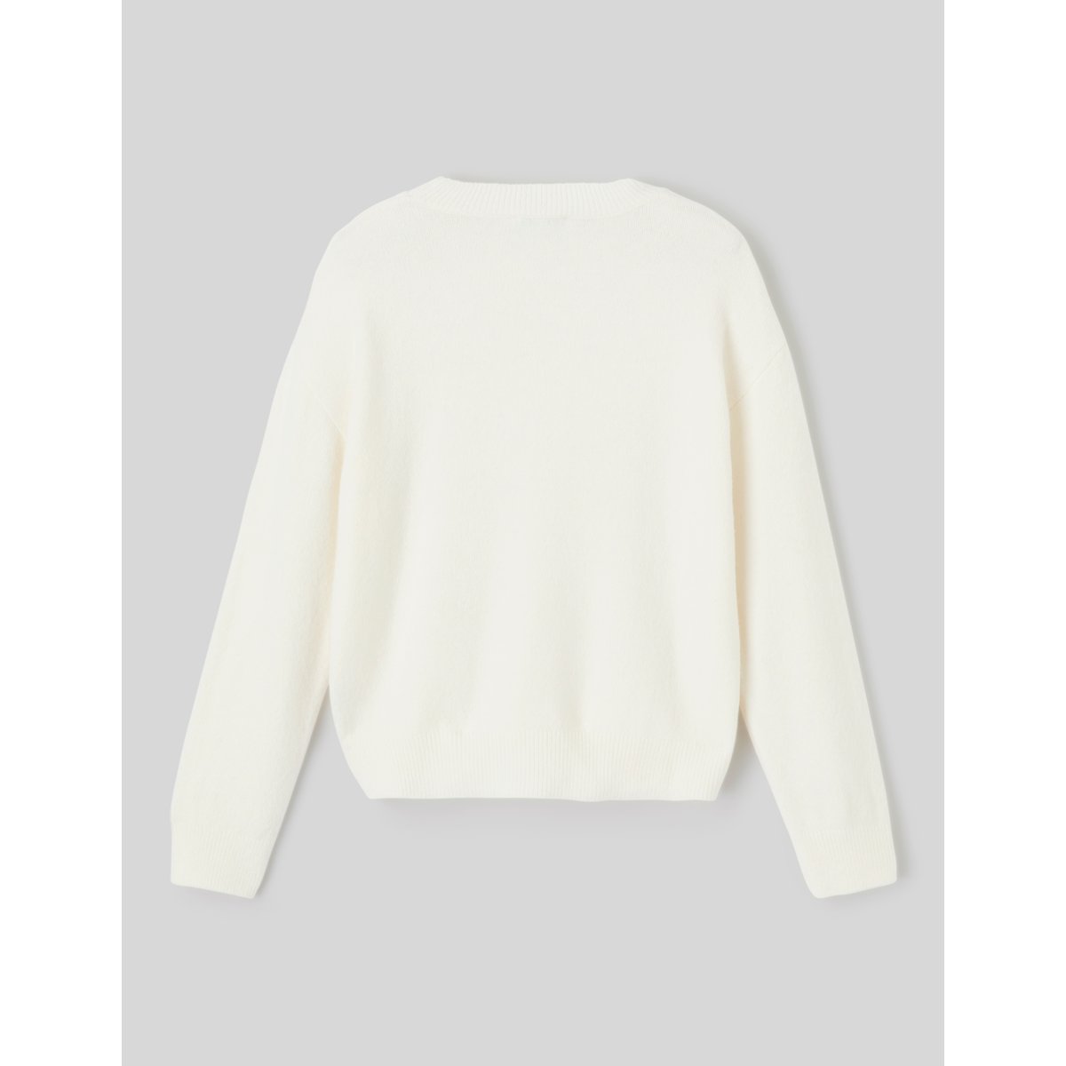 Pull col rond blanc écru, BZB