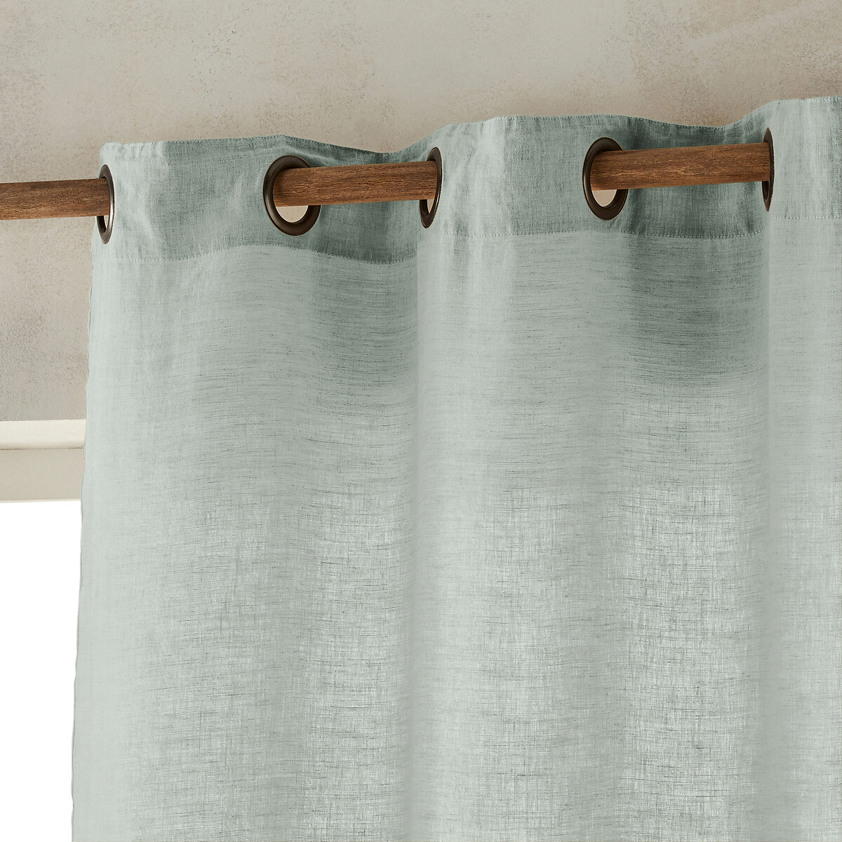 Romane Washed Linen Curtain mineral green, AM.PM