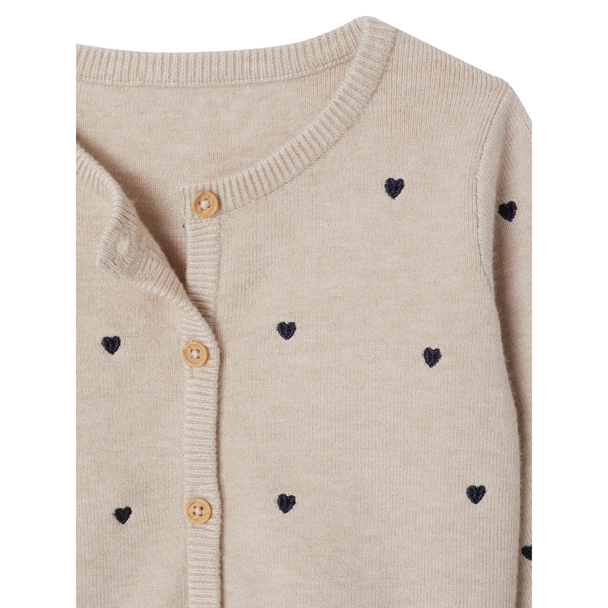 Ensemble 3 pièces beige chiné, VERTBAUDET