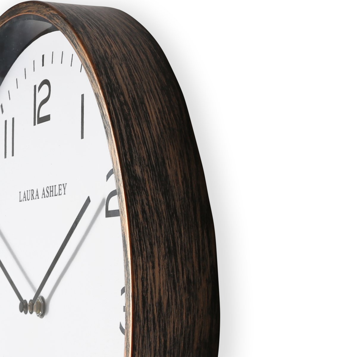 Horloge anglaise vintage Goldclif en métal et verre bronze, LAURA ASHLEY