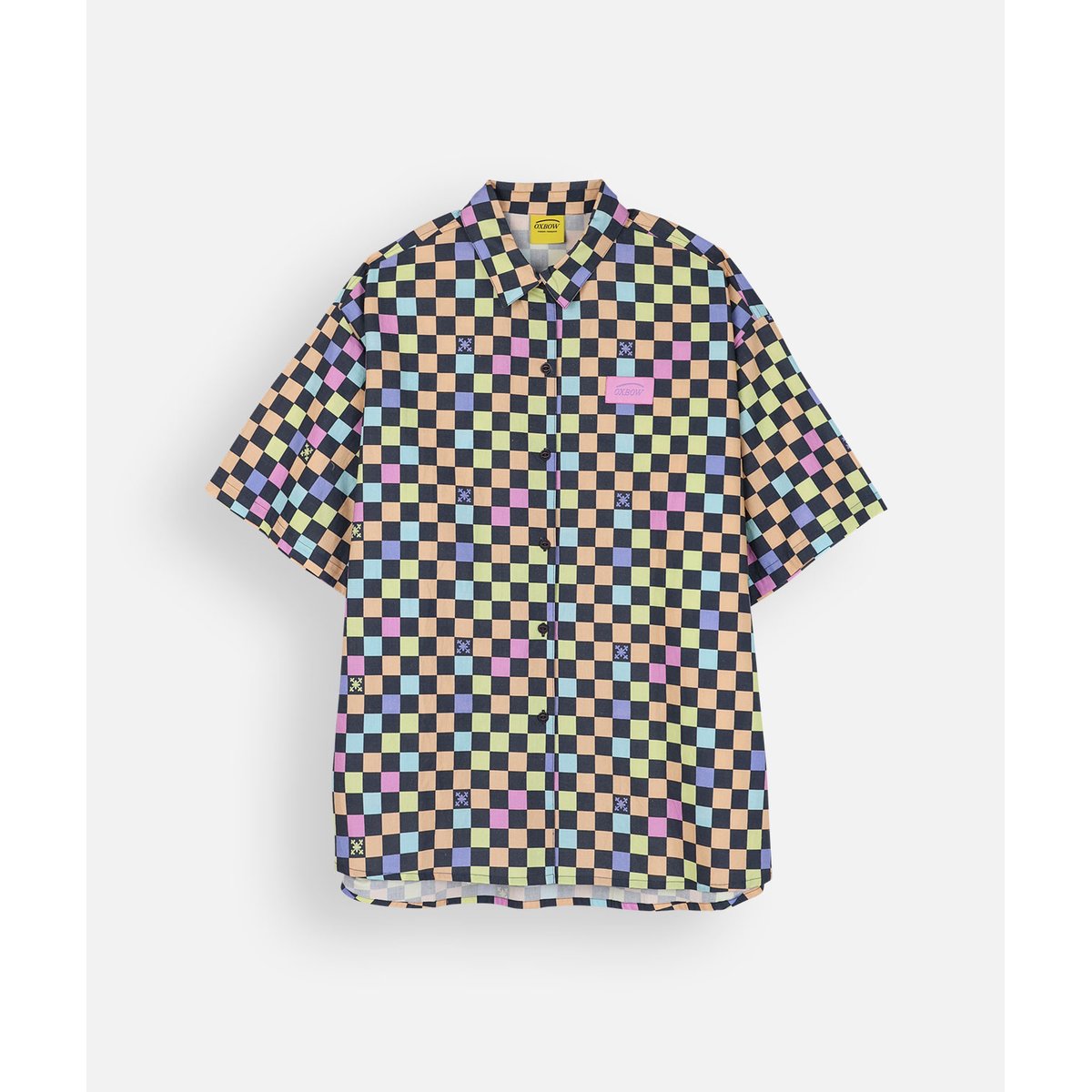 Chemise imprimée Damier POPDAMS multicolore, OXBOW