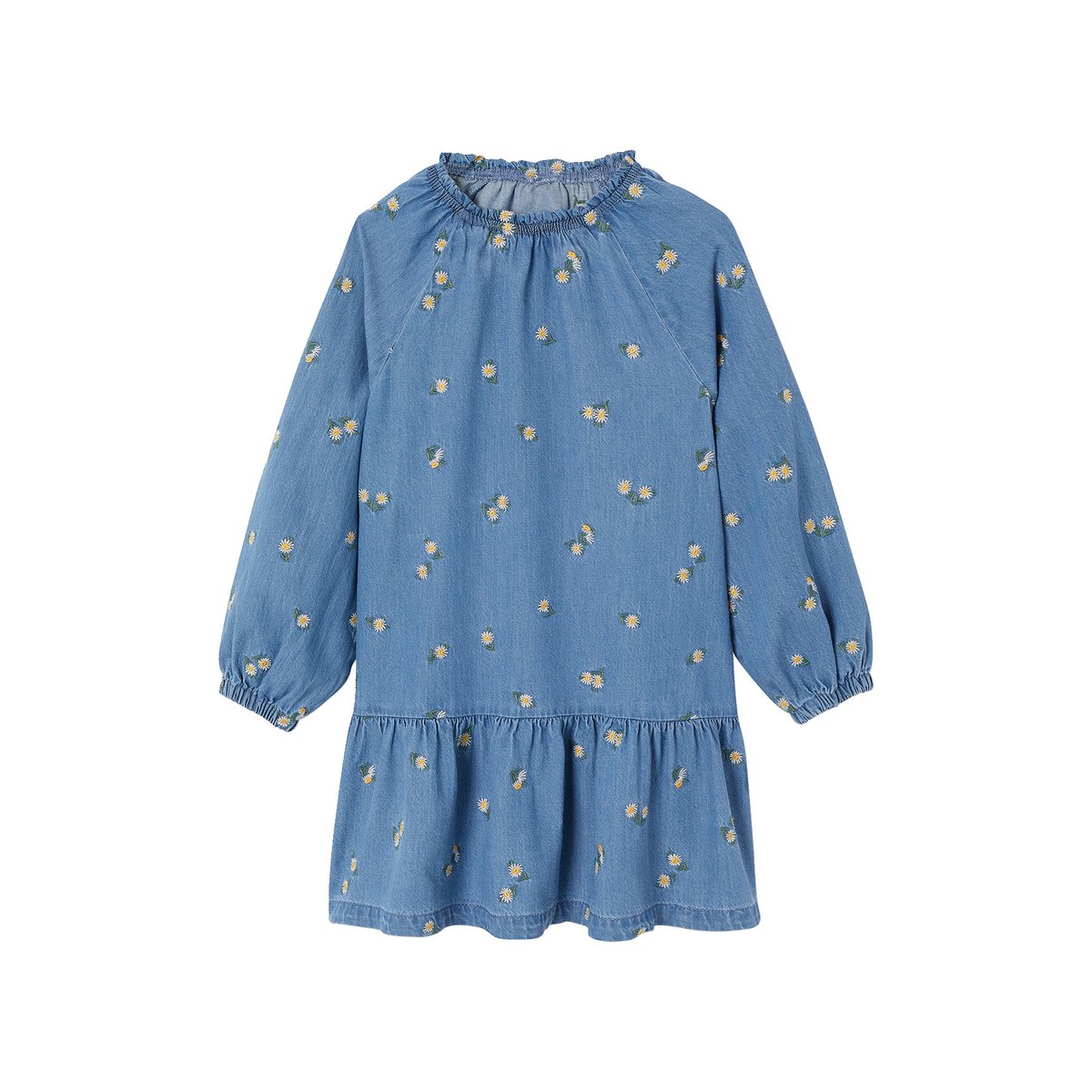 Robe denim bleu jean, VERTBAUDET